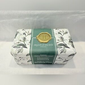 Hopificio Italian Luxury Bath Bar Soap 2 Pack Classic Jasmine Triple Milled